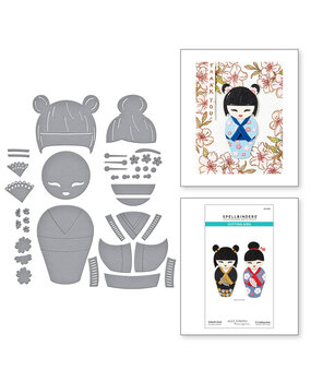 Spellbinders Spring in Kyoto Kokeshi Dolls Dies (S4-1455) Spellbinders Spring in Kyoto Kokeshi Dolls Dies (S4-1455)