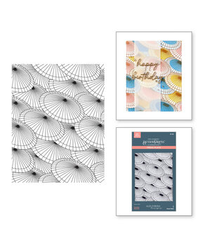 Spellbinders Spring in Kyoto Parasols Press Plate (BP-289) Spellbinders Spring in Kyoto Parasols Press Plate (BP-289)