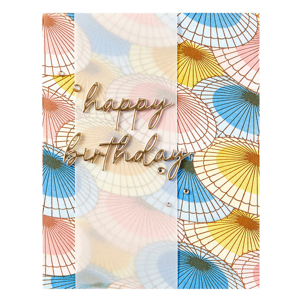 Spellbinders Spring in Kyoto Parasols Press Plate (BP-289) Spellbinders Spring in Kyoto Parasols Press Plate (BP-289)