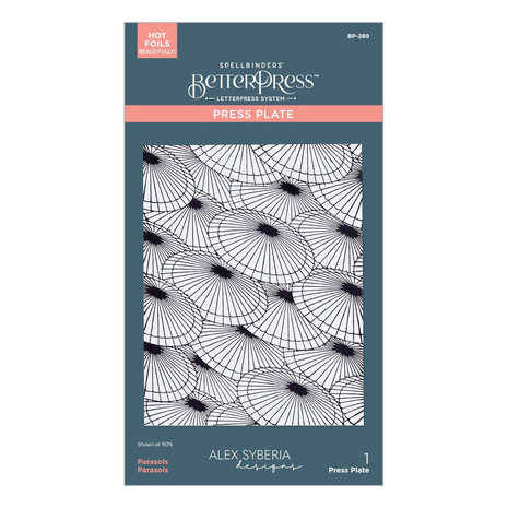 Spellbinders Spring in Kyoto Parasols Press Plate (BP-289) Spellbinders Spring in Kyoto Parasols Press Plate (BP-289)