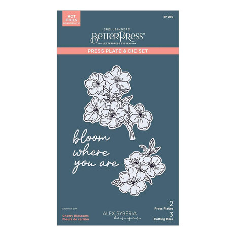 Spellbinders Spring in Kyoto Cherry Blossoms Press Plate & Die Set (BP-290)