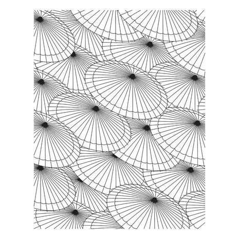 Spellbinders Spring in Kyoto BetterPress and Stencil Bundle (BD-0943)