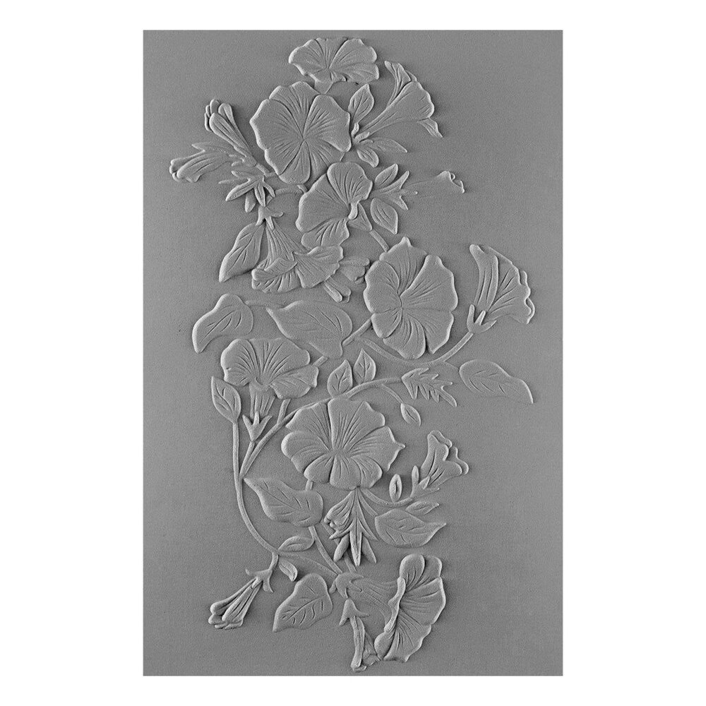 Spellbinders Summer Solstice Petunia Cascade 3D Embossing Folder (E3D-129)