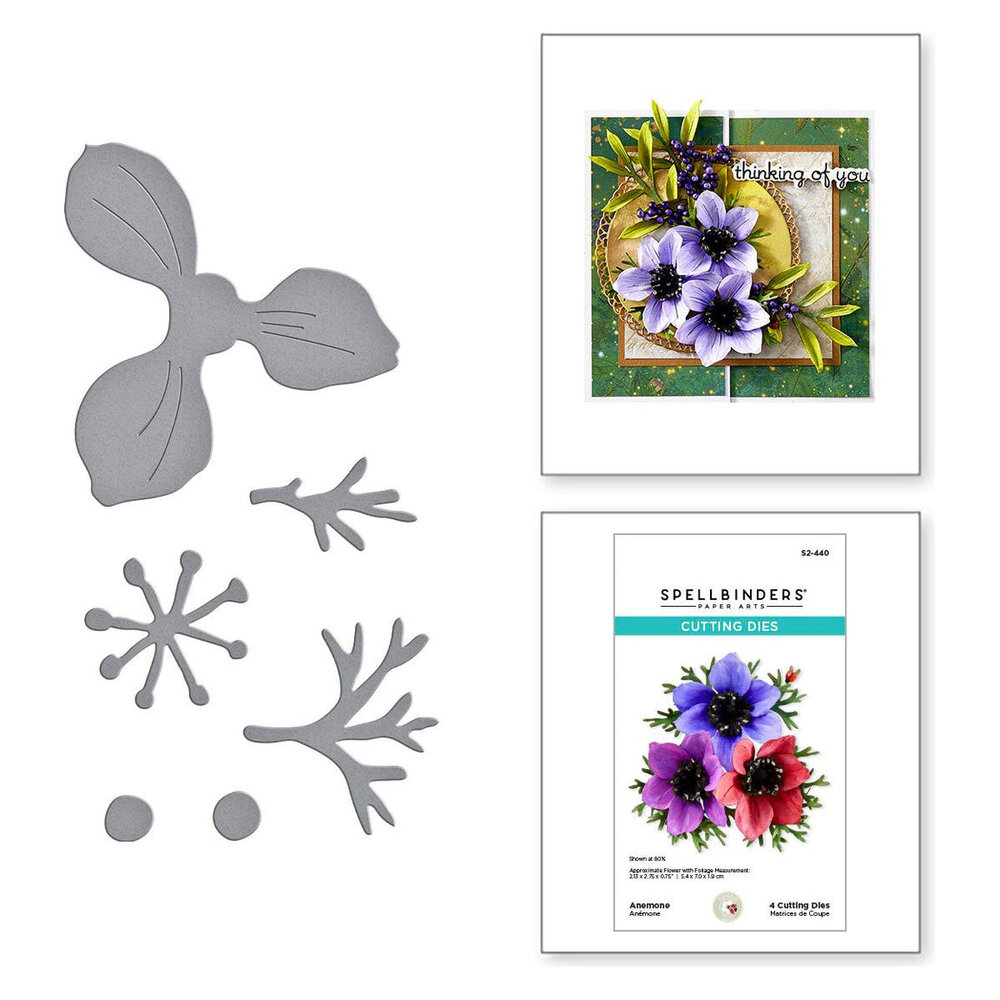 Spellbinders Summer Solstice Anemone Dies (S2-440) Spellbinders Summer Solstice Anemone Dies (S2-440)