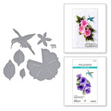 Spellbinders Summer Solstice Petunia and Hummingbird Dies (S4-1434)