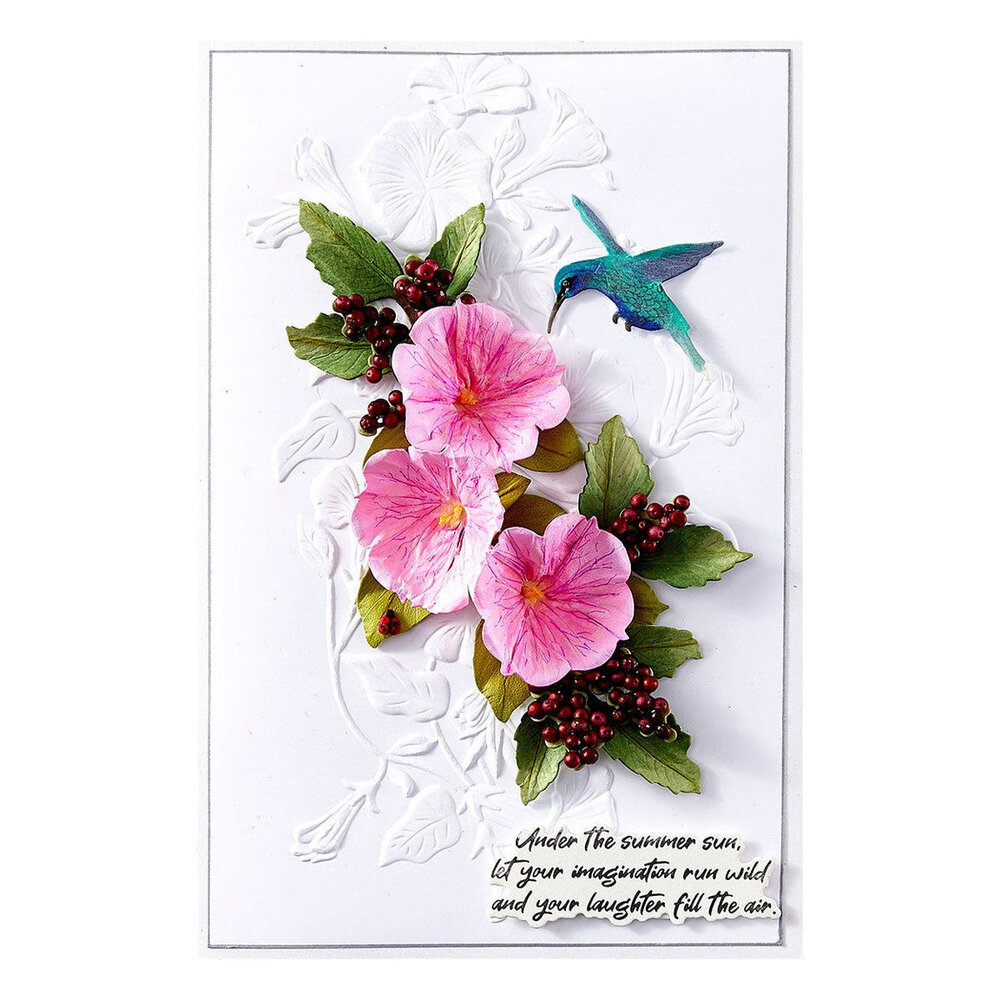 Spellbinders Summer Solstice Petunia and Hummingbird Dies (S4-1434) Spellbinders Summer Solstice Petunia and Hummingbird Dies (S4-1434)