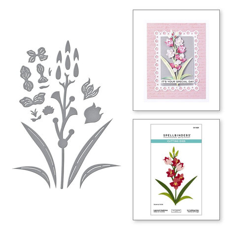 Spellbinders Wildflowers Layered Gladiolus Dies (S4-1429) Spellbinders Wildflowers Layered Gladiolus Dies (S4-1429)