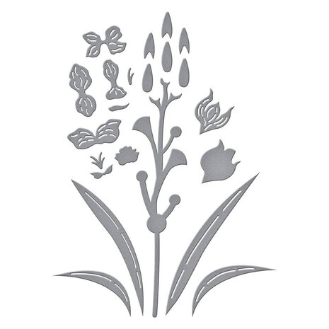 Spellbinders Wildflowers Layered Gladiolus Dies (S4-1429) Spellbinders Wildflowers Layered Gladiolus Dies (S4-1429)