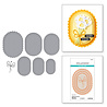 Spellbinders PRE-ORDER Wildflowers Scallop and Stitched Edge Ovals Dies (S4-1431) Spellbinders PRE-ORDER Wildflowers Scallop and Stitched Edge Ovals Dies (S4-1431)