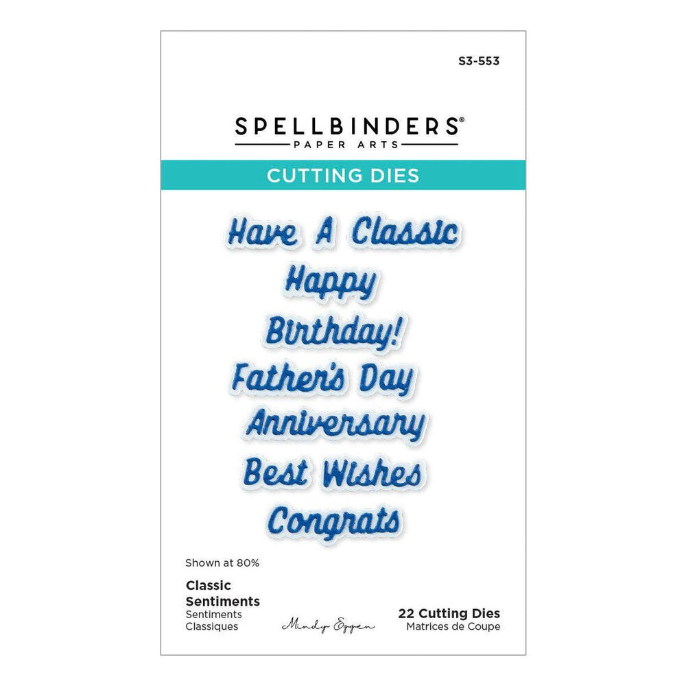 Spellbinders Classic Road Legends Classic Sentiments Dies (S3-553) Spellbinders Classic Road Legends Classic Sentiments Dies (S3-553)