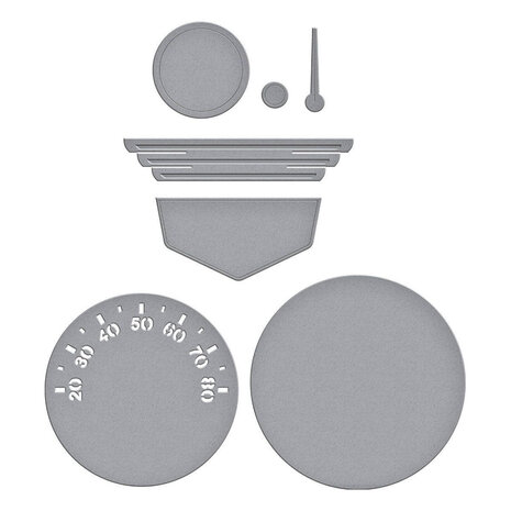 Spellbinders Classic Road Legends Speedometer Dies (S5-689) Spellbinders Classic Road Legends Speedometer Dies (S5-689)