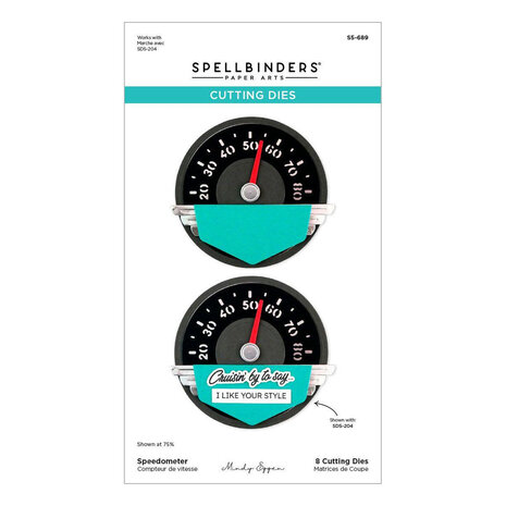 Spellbinders Classic Road Legends Speedometer Dies (S5-689) Spellbinders Classic Road Legends Speedometer Dies (S5-689)