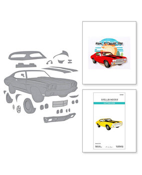 Spellbinders Classic Road Legends Muscle Car Dies (S4-1443)