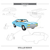 Spellbinders PRE-ORDER Classic Road Legends Muscle Car Dies (S4-1443) Spellbinders PRE-ORDER Classic Road Legends Muscle Car Dies (S4-1443)