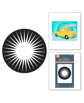 Spellbinders Classic Road Legends Radiant Starburst Press Plate (BP-300)