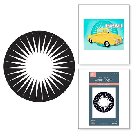 Spellbinders Classic Road Legends Radiant Starburst Press Plate (BP-300)