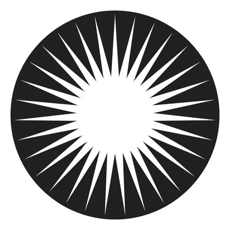 Spellbinders Classic Road Legends Radiant Starburst Press Plate (BP-300)