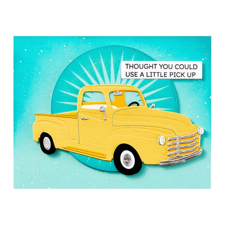 Spellbinders Classic Road Legends Radiant Starburst Press Plate (BP-300)