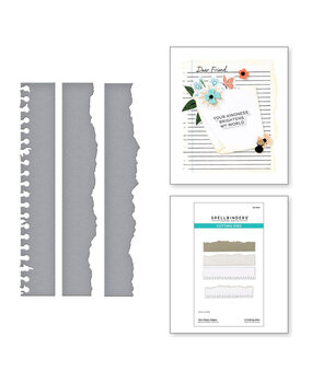 Spellbinders Take Note Torn Paper Dies (S2-444)