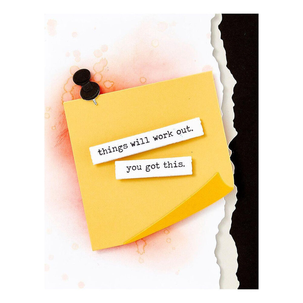 Spellbinders Take Note Push Pin Notes Dies (S3-550)