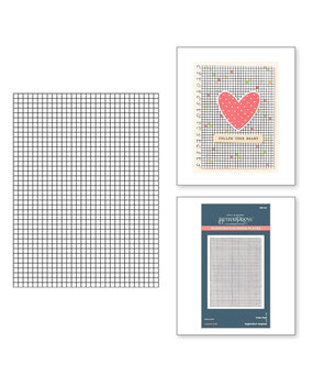 Spellbinders Take Note Journal Grid Registration Press Plate (BPR-029) Spellbinders Take Note Journal Grid Registration Press Plate (BPR-029)