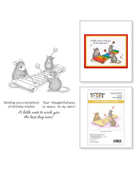 Spellbinders House-Mouse Designs Music to My Ears Cling Rubber Stamp (RSC-053) Spellbinders House-Mouse Designs Music to My Ears Cling Rubber Stamp (RSC-053)