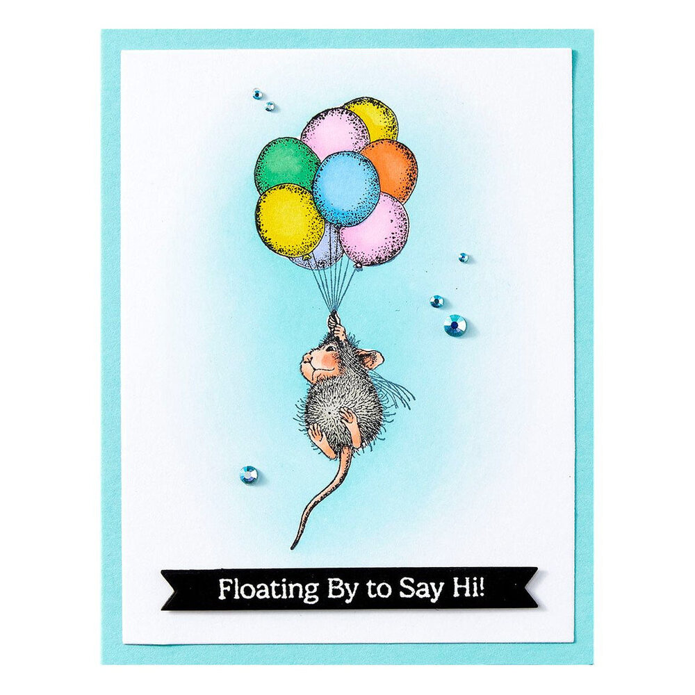 Spellbinders House-Mouse Designs Up Up and Away Cling Rubber Stamp (RSC-055) Spellbinders House-Mouse Designs Up Up and Away Cling Rubber Stamp (RSC-055)