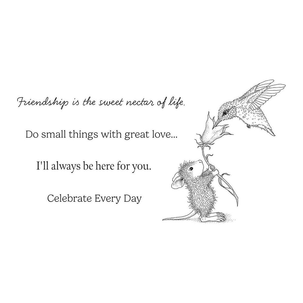 Spellbinders House-Mouse Designs Sweet Nectar Cling Rubber Stamp (RSC-056) Spellbinders House-Mouse Designs Sweet Nectar Cling Rubber Stamp (RSC-056)