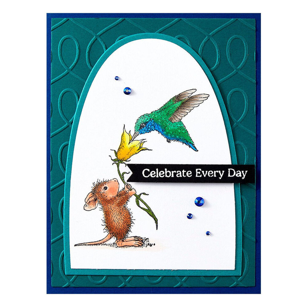 Spellbinders House-Mouse Designs Sweet Nectar Cling Rubber Stamp (RSC-056) Spellbinders House-Mouse Designs Sweet Nectar Cling Rubber Stamp (RSC-056)