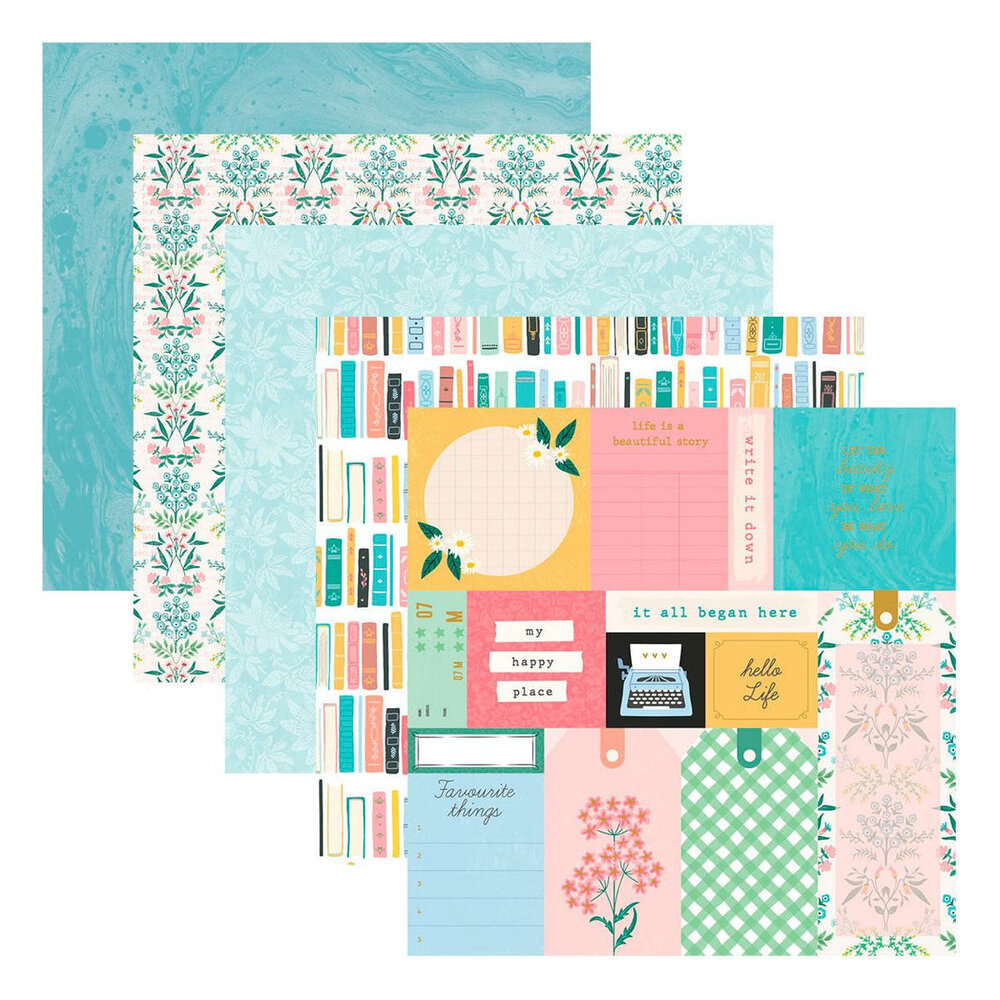 Spellbinders Hello It's Me! 6x6 Inch Paper Pad (168832)