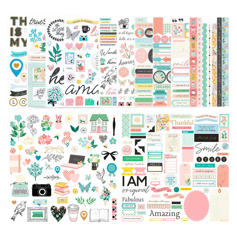 Spellbinders Hello It's Me! Embellishment Bundle (RBD-010)