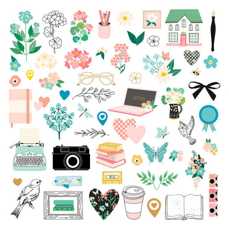 Spellbinders Hello It's Me! Embellishment Bundle (RBD-010)