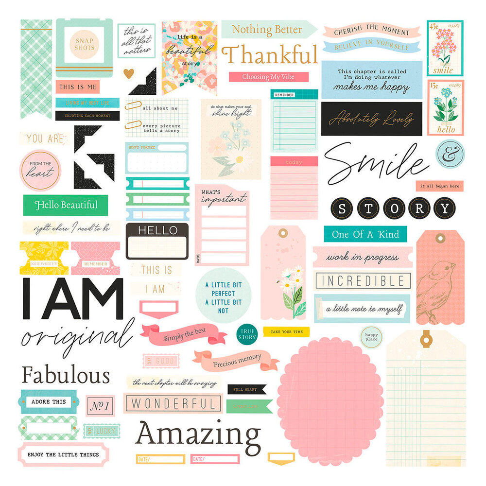 Spellbinders Hello It's Me! Embellishment Bundle (RBD-010)