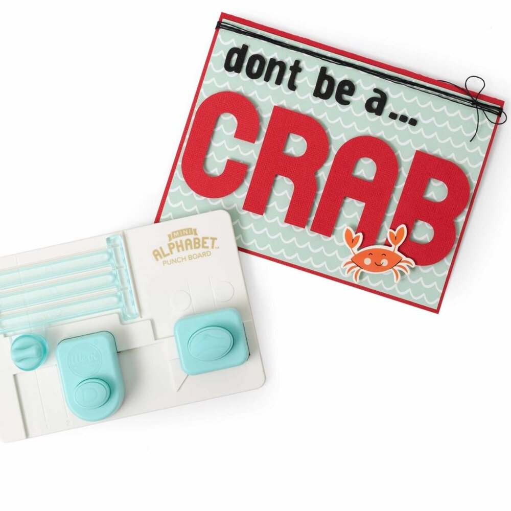 We R Memory Keepers Mini Alphabet Punch Board (663004)