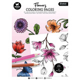 Studio Light Essentials Coloring Pages A5 Flowers (SL-ES-CPP282)