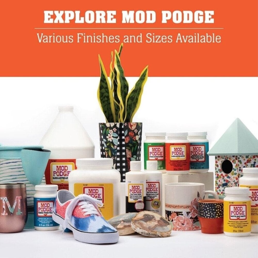 Mod Podge Multi Matte Dishwasher-safe Glue Sealer & Finish 236 ml (CS27687) Mod Podge Multi Matte Dishwasher-safe Glue Sealer & Finish 236 ml (CS27687)