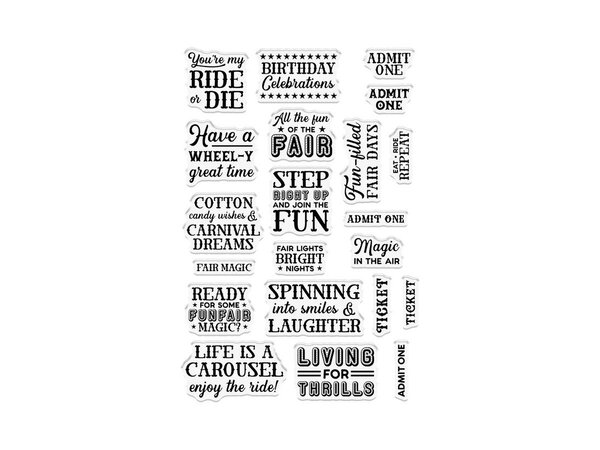 Crafter's Companion Vintage Carnival Stamp & Die Ticket Fun (VC-STD-TIFU) Crafter's Companion Vintage Carnival Stamp & Die Ticket Fun (VC-STD-TIFU)