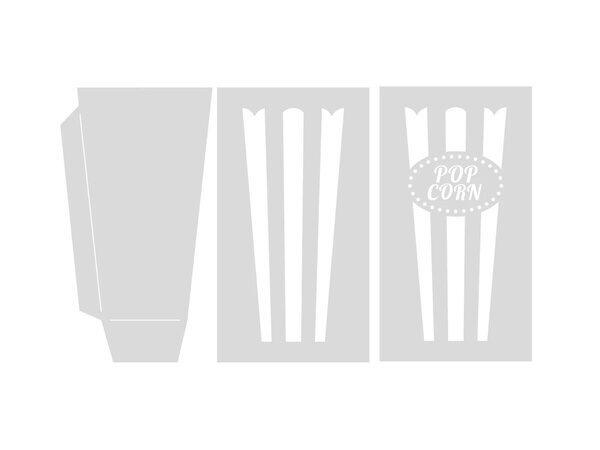 Crafter's Companion Vintage Carnival Stencil & Die Set Popcorn Treat Box (VC-STEN-PCTB) Crafter's Companion Vintage Carnival Stencil & Die Set Popcorn Treat Box (VC-STEN-PCTB)