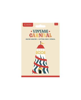 Crafter's Companion Vintage Carnival Stencil & Die Set Helter Skelter (VC-MD-STEN-HESK) Crafter's Companion Vintage Carnival Stencil & Die Set Helter Skelter (VC-MD-STEN-HESK)