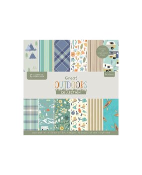 Crafter's Companion The Great Outdoors 6x6 Inch Paper Pad (CC-TGO-PAD6) Crafter's Companion The Great Outdoors 6x6 Inch Paper Pad (CC-TGO-PAD6)