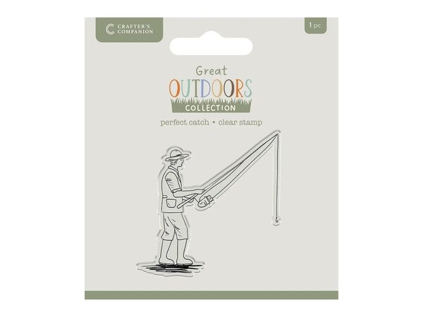 Crafter's Companion The Great Outdoors Clear Stamps Perfect Catch (CC-TGO-CA-ST-PECA) Crafter's Companion The Great Outdoors Clear Stamps Perfect Catch (CC-TGO-CA-ST-PECA)
