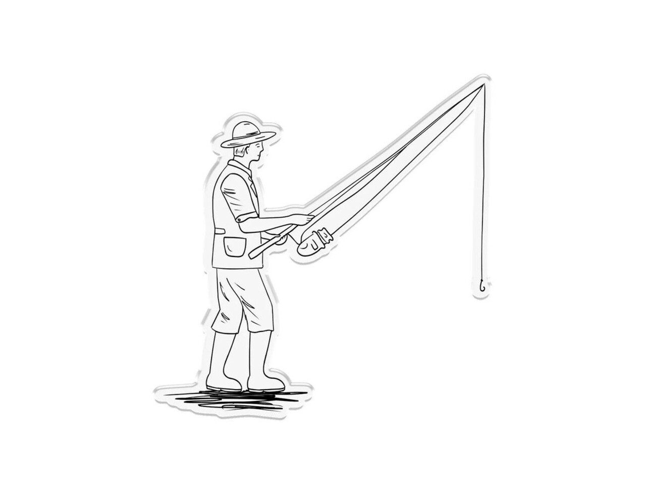 Crafter's Companion The Great Outdoors Clear Stamps Perfect Catch (CC-TGO-CA-ST-PECA) Crafter's Companion The Great Outdoors Clear Stamps Perfect Catch (CC-TGO-CA-ST-PECA)