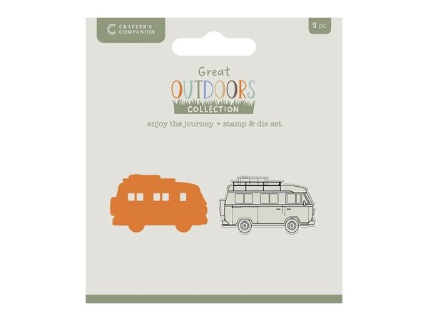 Crafter's Companion The Great Outdoors Stamp & Die Enjoy the Journey (CC-TGO-STD-ENTJ) Crafter's Companion The Great Outdoors Stamp & Die Enjoy the Journey (CC-TGO-STD-ENTJ)