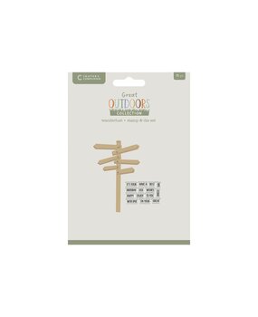 Crafter's Companion The Great Outdoors Stamp & Die Wander Lust (CC-TGO-STD-WALU) Crafter's Companion The Great Outdoors Stamp & Die Wander Lust (CC-TGO-STD-WALU)