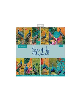 Crafter's Companion Graceful Plumes 12x12 Inch Paper Pad (GP-PAD12) Crafter's Companion Graceful Plumes 12x12 Inch Paper Pad (GP-PAD12)