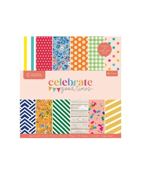 Crafter's Companion Celebrate Good Times 6x6 Inch Paper Pad (CC-CGT-PAD6) Crafter's Companion Celebrate Good Times 6x6 Inch Paper Pad (CC-CGT-PAD6)