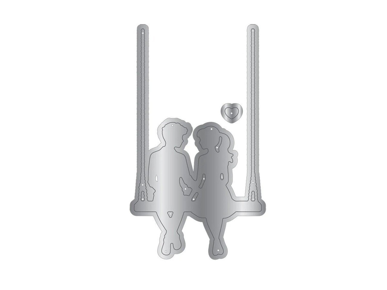 Crafter's Companion Swing Into Happiness Metal Die Stamp & Stencil Set (CC-MD-STEN-SWHA) Crafter's Companion Swing Into Happiness Metal Die Stamp & Stencil Set (CC-MD-STEN-SWHA)