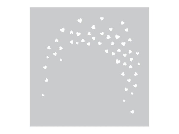 Crafter's Companion Showered In Love Metal Die Stamp & Stencil Set (CC-MD-STEN-SHLO)