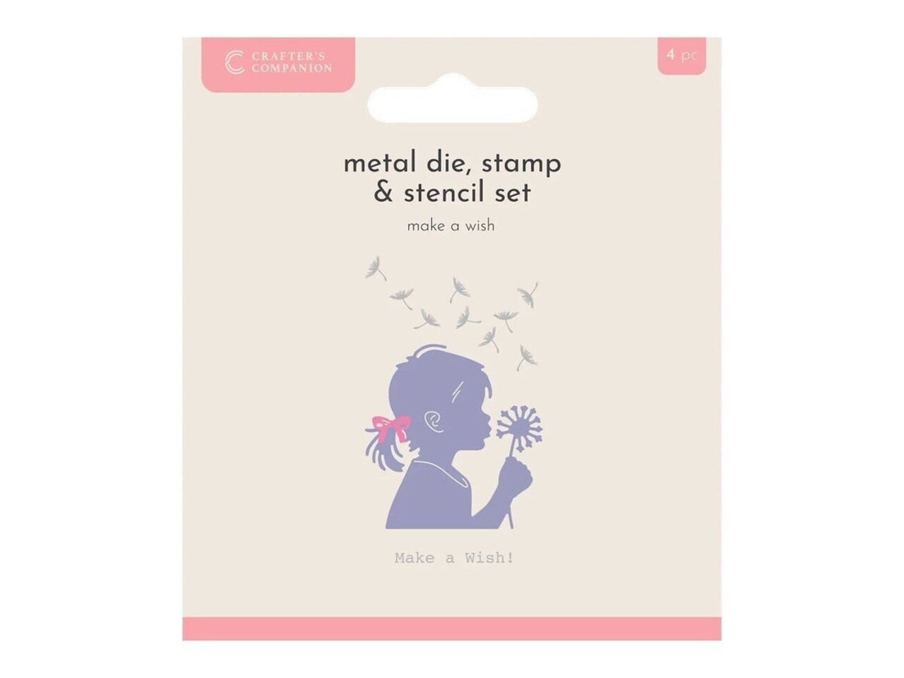 Crafter's Companion Make a Wish Metal Die Stamp & Stencil Set (CC-MD-STEN-MAWI)