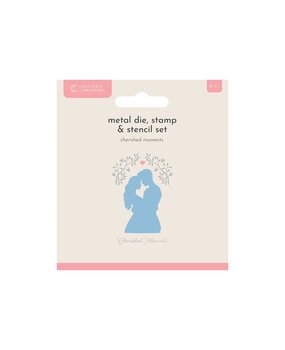 Crafter's Companion Cherished Moments Metal Die Stamp & Stencil Set (CC-MD-STEN-CHMO) Crafter's Companion Cherished Moments Metal Die Stamp & Stencil Set (CC-MD-STEN-CHMO)